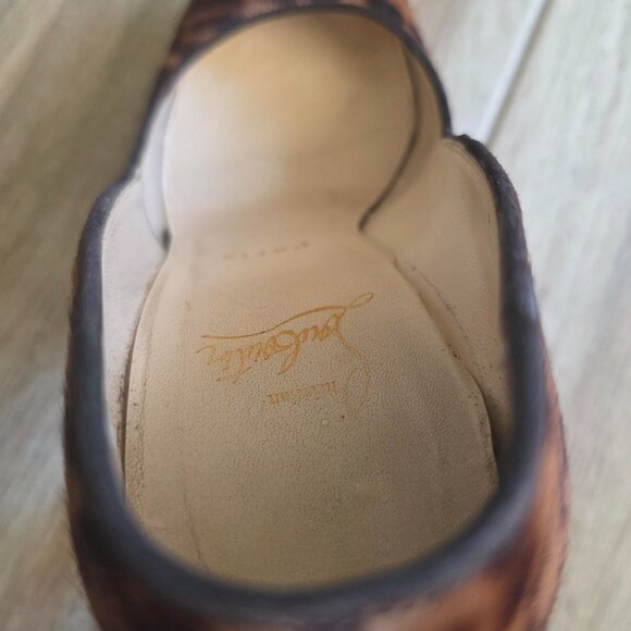 Christian Louboutin Bibi 140 Leopard Mini Chad Pumps Eur. 37 - Picture 7 of 11